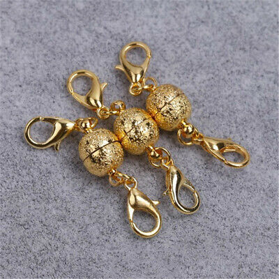 1/5X Magnetic Extender Double Lobster Clasps Hooks For Bracelet Necklace Jewelry