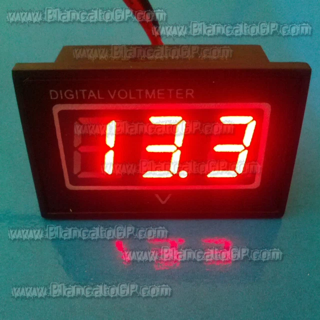 Monitor Batteria 12V 24V 48V Indicatore Batteria Digitale LED - Per Carrelli 12V/24V/36V/48V/72V Contaore Batteria Carrelli 12V-72V