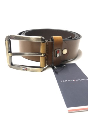 Allsaints Spitalfields Amen/WBE Cintura in Pelle Marrone Uk Taglia S/M 