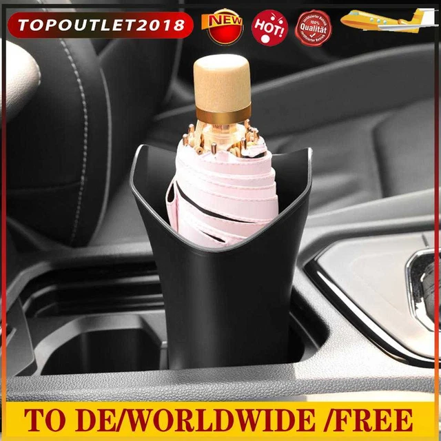 Multifunctional Car Umbrella Storage Box Organizer Bucket Backseat Garbage Can