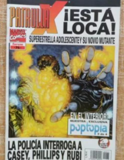 La Patrulla X, nº 74, 75 y 76, Poptopía, 2002, Forum, Marvel Comics, Joe Casey / 2