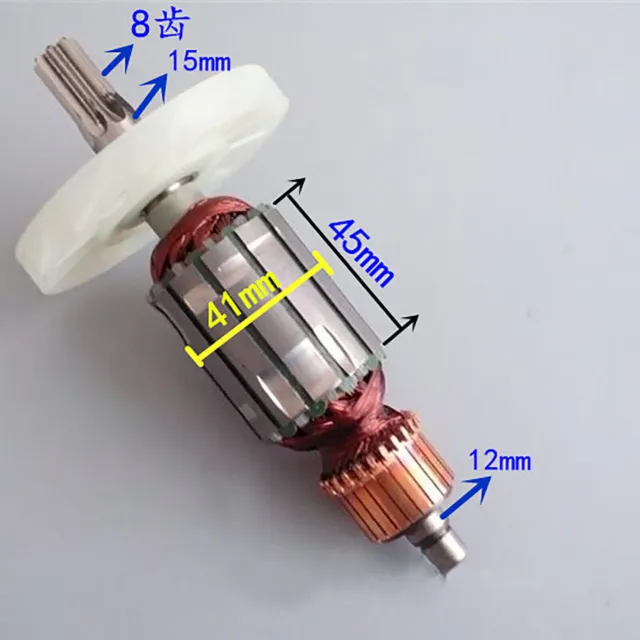 169mm Eear Axle 38E Rotor Stator Replacement for Z1C-FF-38 Electric Hammer Parts