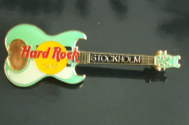 HRC Hard Rock Cafe Stockholm Aqua Burns Scorpion Guitar