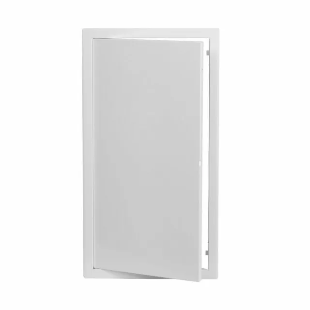 Metal Blanco Panel Acceso 250mm x 500mm Acero Galvanizado Inspección Puerta Flap