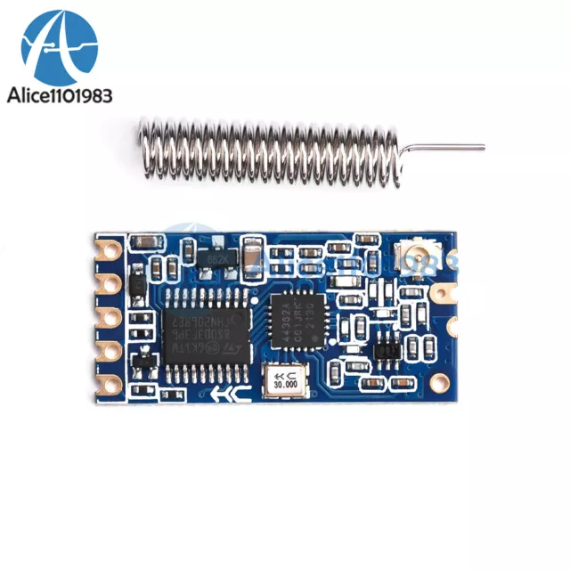 3.2-5.5V HC-12 433Mhz SI4438 Wireless Serial Port Module 1000m Replace Bluetooth