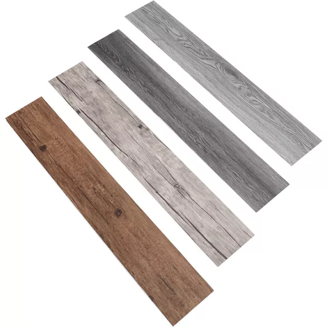 5.02m² Vinyl Flooring Plank Adhesive Floor Tiles 36 Panels Wood Effect Planks UK 3