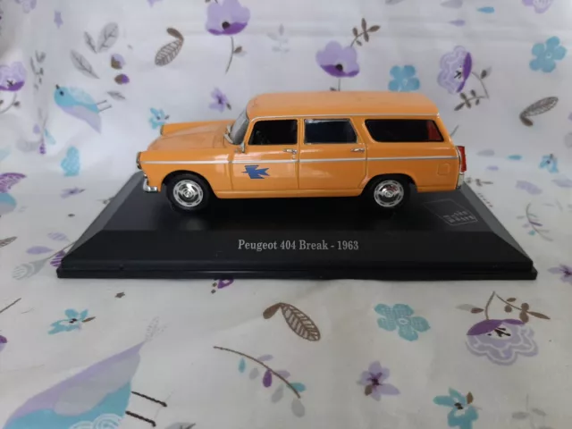 Peugeot 404 Break - 1963 - 1/43 ème Voiture de collection La Poste