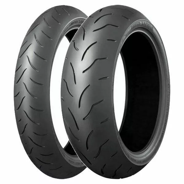 Par Neumáticos Bridgestone 120/70-ZR-17-58W 170/60-ZR-17-72W Battlax BT016 Pro