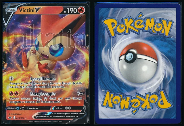Carta Pokemon Vitality Band - Espansione Spada E Scudo Base, Lotto Playset X4 Carte, Non Comune 185/202 - 3