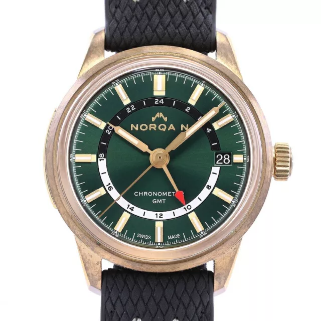 NORQAIN FREEDOM 60 GMT LIMITED TO 300 EDITION NNZ2100ZG/E215 Forest Green dial