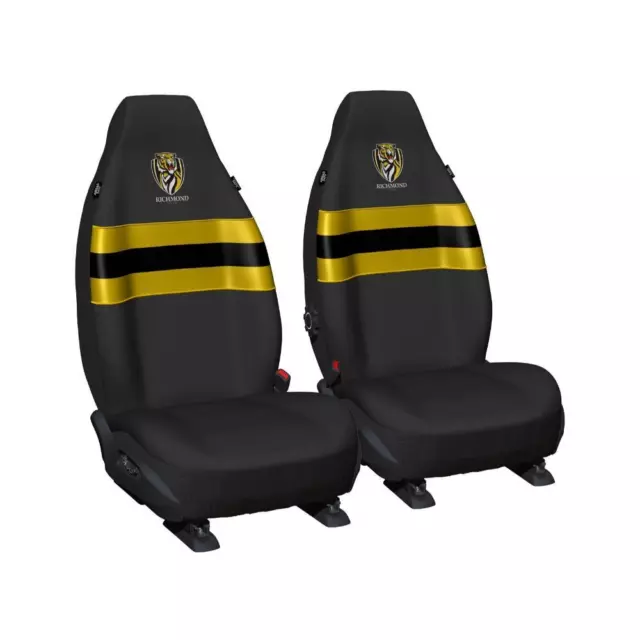 RICHMOND TIGERS Official AFL Seat Covers Airbag Compatible Universal Fit