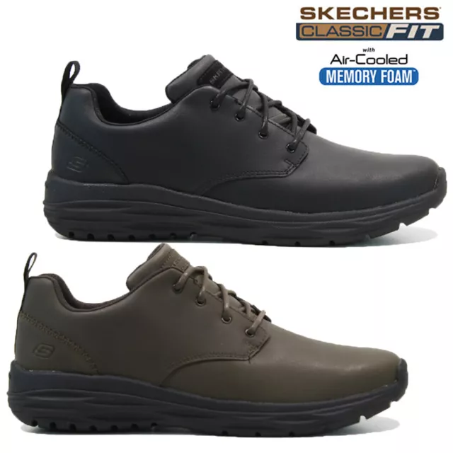 Mens Skechers Memory Foam Casual Comfort Work Hiking Walking Trainers Shoes Size