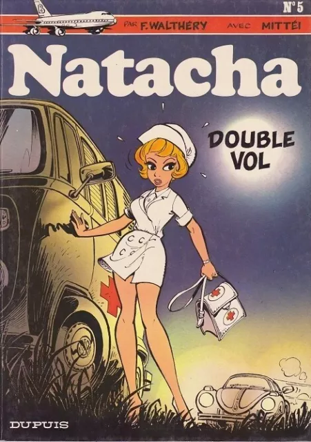 album broché  dupuis : natacha 5 double vol  EO TBE