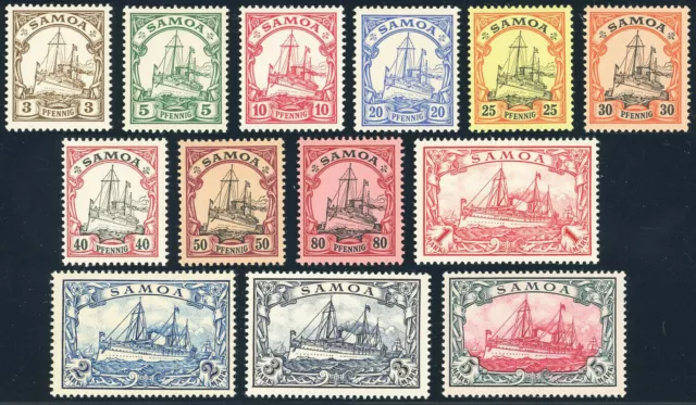 Kolonien Samoa 1900, Mich.-Nr.: 7-19 *