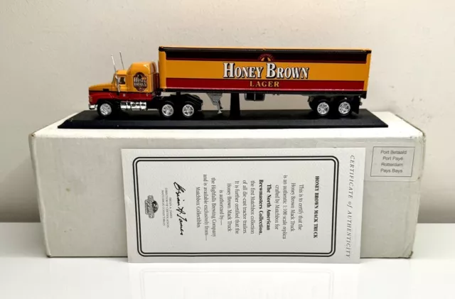 Matchbox Collectibles 1:100 - CCY05M HONEY BROWN MACK TRUCK - VGC