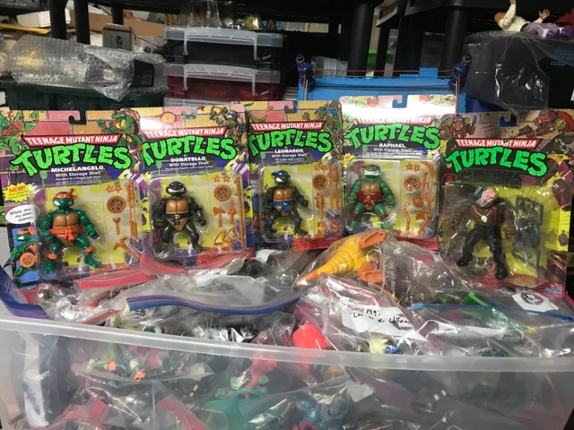 tmnt 4 Lot +bebop 🐷 storage shell 🐢 Leo raph Don mike free 🔥 shipping SEALED