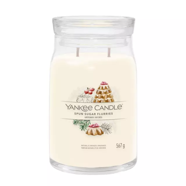 Yankee Candle SC Spun Sugar Flurries Large Jar 567 g -s-