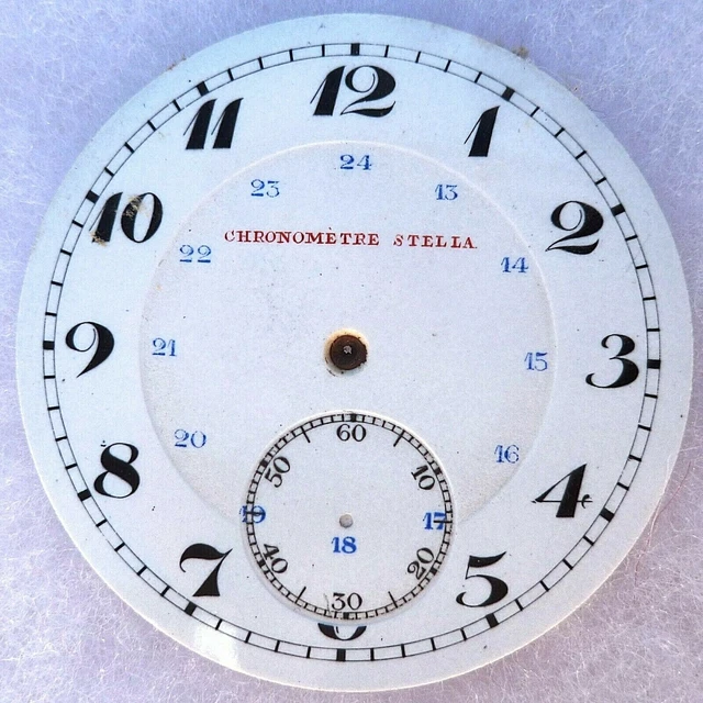 Cadran émaillé Ancien Pour Montre Gousset – Pièce Horlogerie – Neuf Sans étiquette