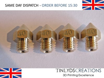 STAMPANTE 3d Nozzle 0,4mm mk8 ugello per soffiaggio STAMPANTE m6 testa per Ender per 3 Anet 8 