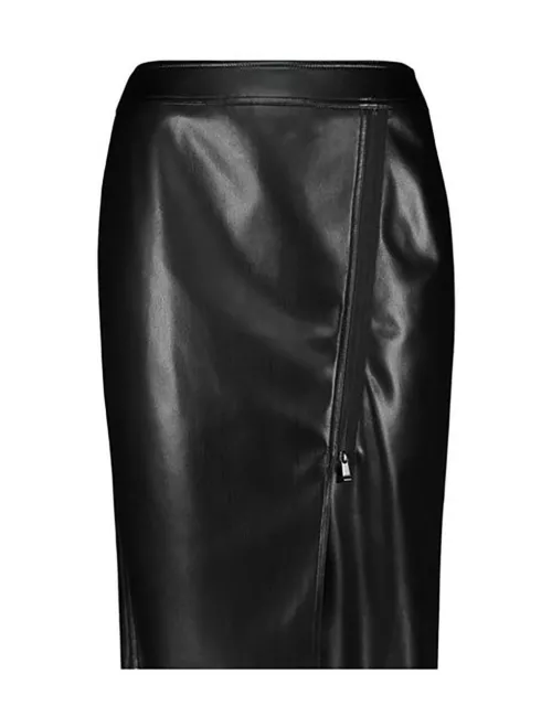GERRY WEBER SKIRT size 48 leather skirt look women's skirt boot skirt ...