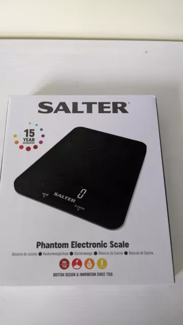 Salter Slimline Precision Kitchen /Slimming Weighing Digital Scales Bnib