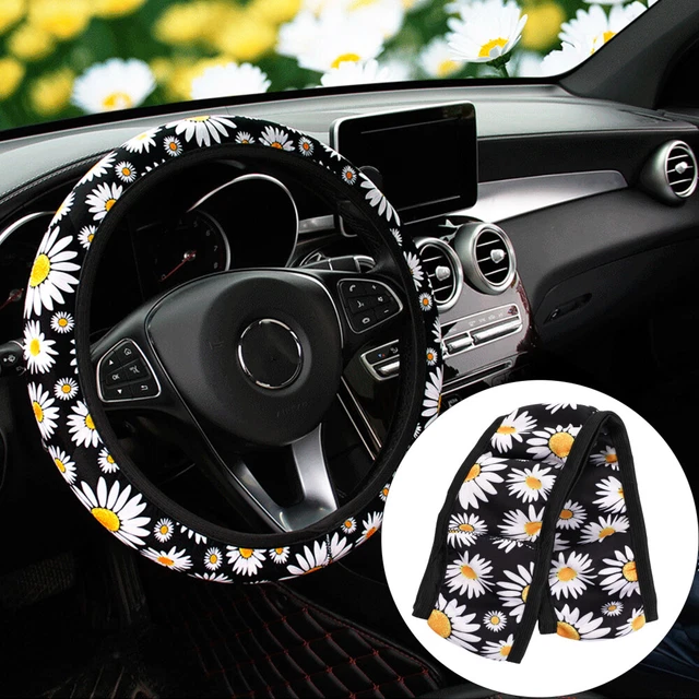 Accessori Girasole Volante Tessuto Auto