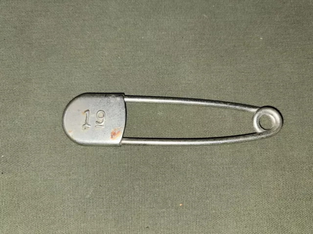 WWII era Key Tag Laundry Safety Pin