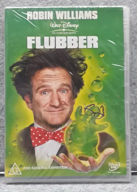 NEW: FLUBBER Robin Williams Disney Family Movie DVD Region 4 PAL Free Fast Post