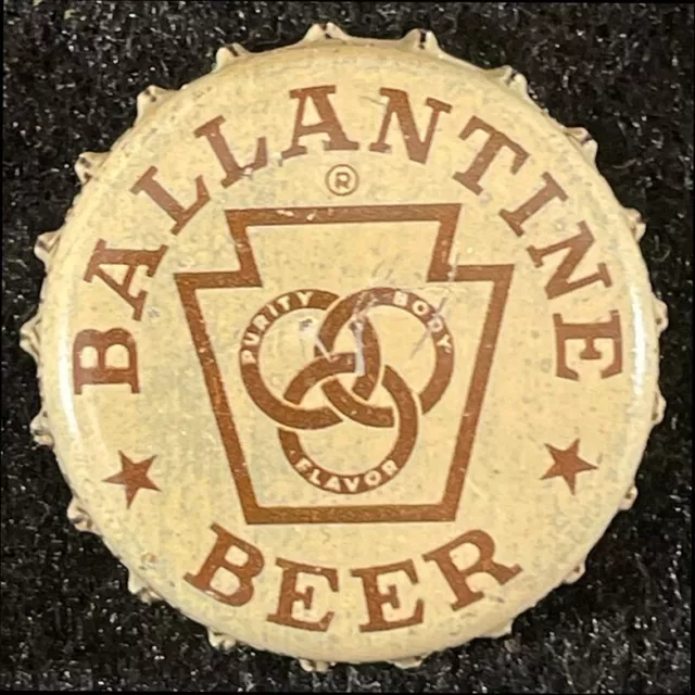 Ballantine Pennsylvania Keystone Cork Beer Bottle Cap Newark New Jersey Nj Crown