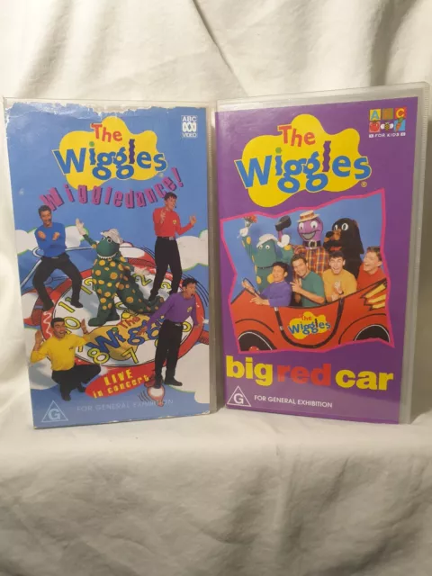 THE WIGGLES BIG Red Car & Wiggledance VHS Tapes ABC Kids - Free post ...