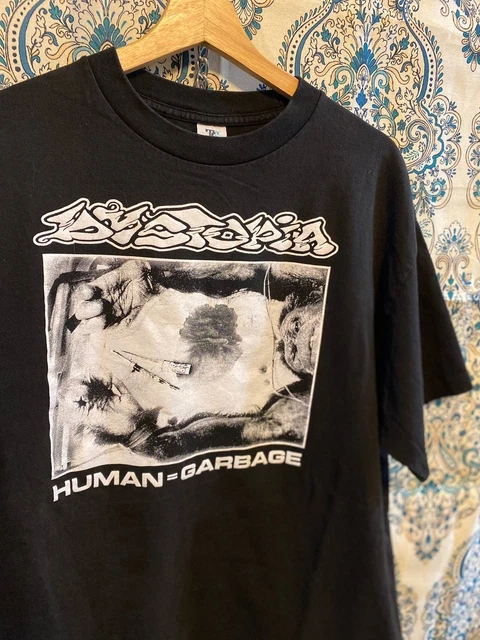 Dystopia band t shirt Human-Garbage Tour basic black Cotton 100% H8655