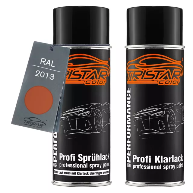 RAL 2013 Perlorange Perl und hochglanz Klarlack Spraydose (jew. 400 ml)