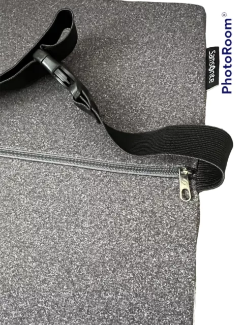 Samsonite Lumbar Support Cushion Memory Foam Pillow Adjustable Strap