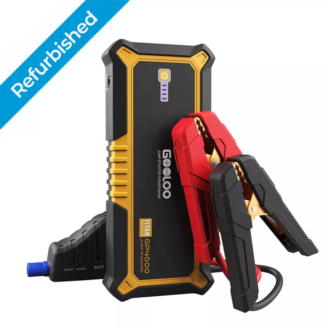 GOOLOO 4000A Auto Starthilfe Jump Starter Ladegerät Booster 26800mAh Powerbank