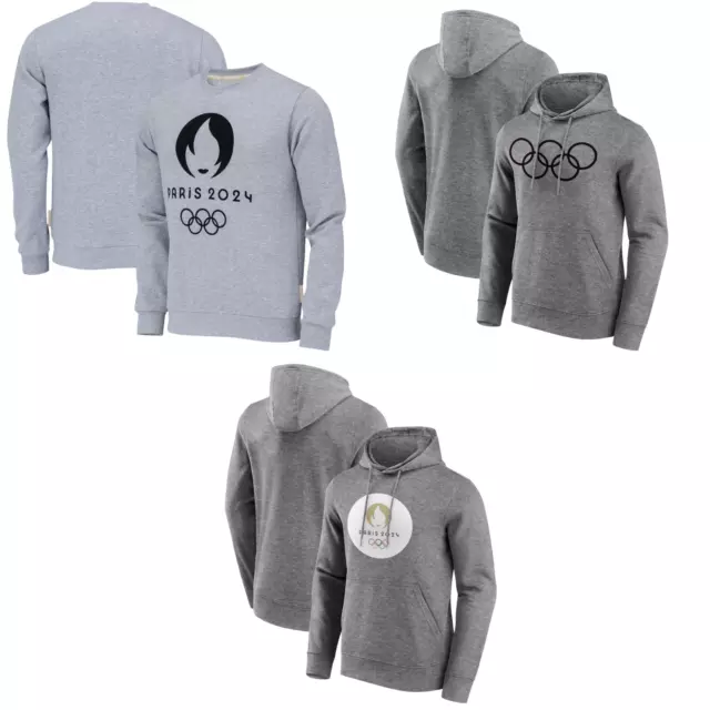 Paris 2024 Men's Hoodie Olympics Fanatics Hoodie Sweatshirt - New