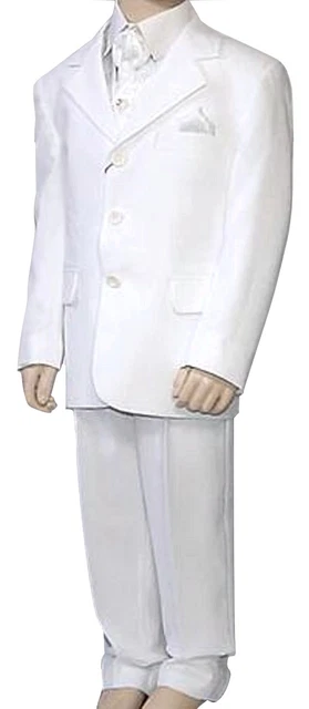 Boys Suit, Boys Wedding Suit, White Suit, Holy Communion, 4 Piece Suit,