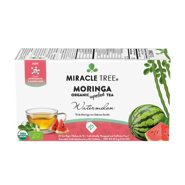 Miracle Tree - Organic Moringa Tea: Watermelon