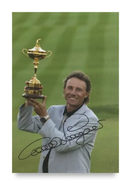 Bernhard Langer Signed 6x4 Photo Golf Champion PGA Tour Masters Autograph + COA