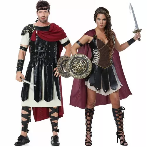 Ancient Roman Spartan Warrior Gladiator Cosplay Women & Men Knight Xena Princess