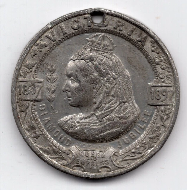 1837-1897 Canada Queen Victoria Diamond Jubilee Medal PW Ellis