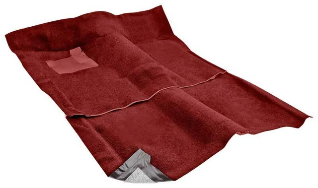 1968-73 Chevy II Nova; Molded Carpet Set; 2 or 4 Door; w/o Console; Loop; Red