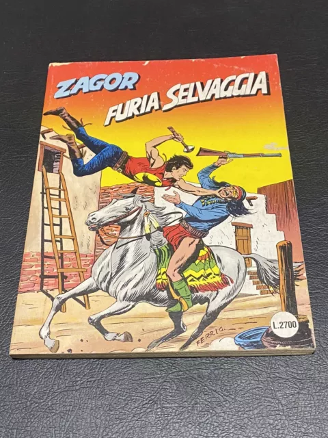 Zagor Zenith N 412 Furia Selvaggia Agosto 1995 Molto Buono