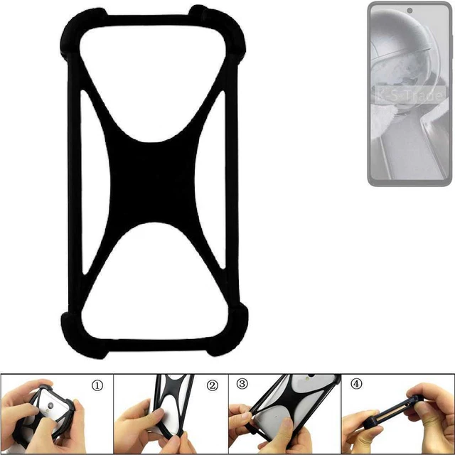 Coque + Verre Trempé Pour HMD Pulse (6.56") - 2 Coques (Transparente/Noire) Et 2 Protections Écran
