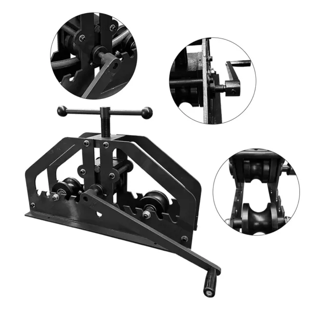 Manual Round Tube Roller Heavy-Duty Industrial TR-60 Tube Roll Bender Portable