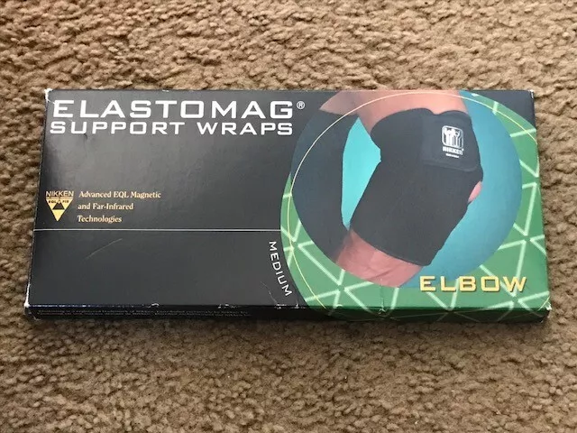 Envoltura De Codo Magnético Nikken Elastomag Eql-Fir Tamaño Mediano #1686 - Nuevo En Caja