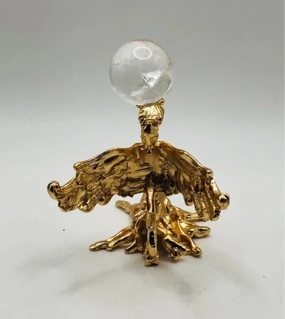 Phoenix Dragon Sphere Holder Gold (Gold)