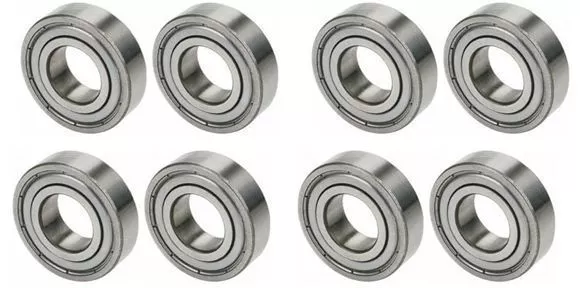 608 ZZ . 8mmX22mmX7mm Pack of 8 Bearings