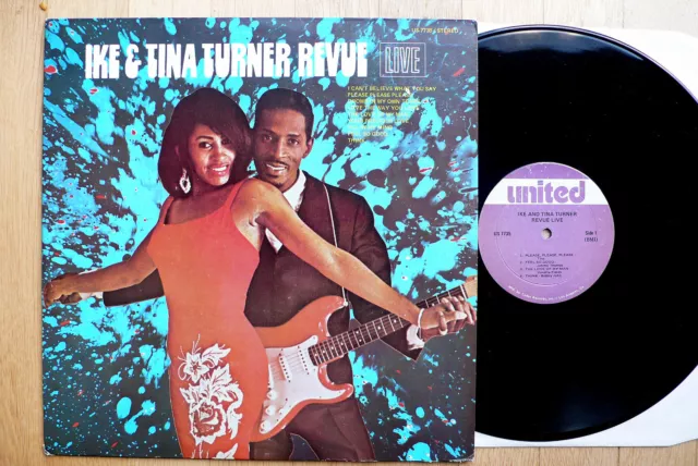 LP Ike & Tina Turner - Revue Live - USA United