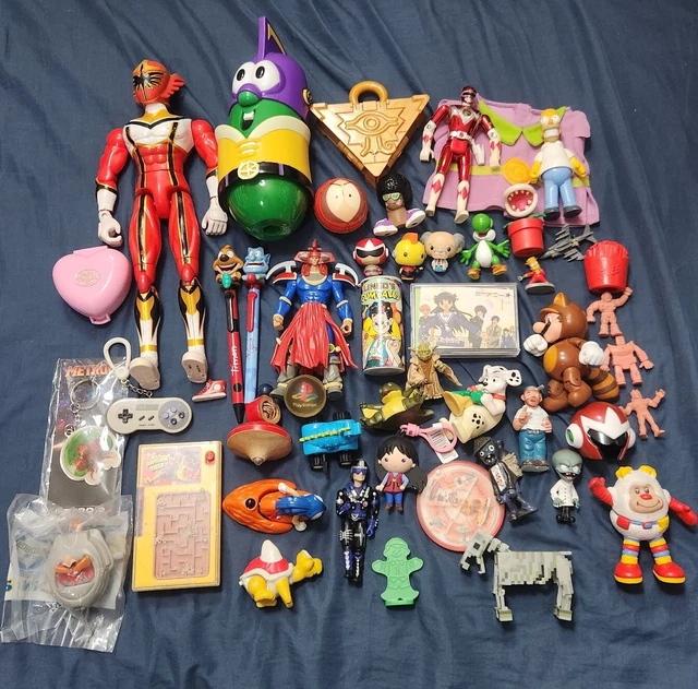 RETRO TOY ACTION Figure Lot 80s 90s 00s Video Game Power Rangers Anime