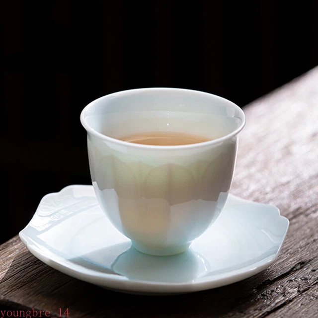 Jingdezhen Ceramic Kung Fu Tea Cup Master Cup Blue White Porcelain Household